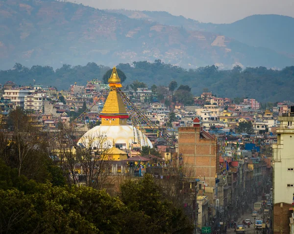 Η Στούπα Boudhanath στο Κατμαντού — Φωτογραφία Αρχείου