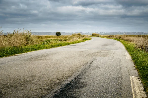 Road in rural Brittany, France — Stock Photo, Image