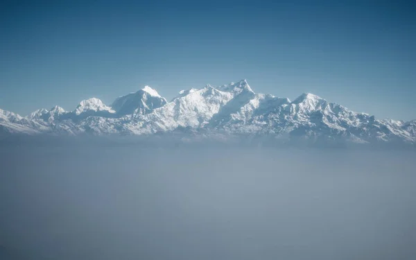 Гималаи, как видно из самолета, Непал — стоковое фото