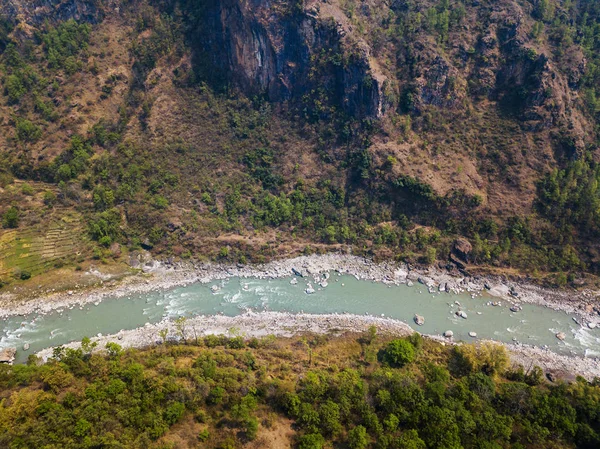 Kali Gandaki floden i Kusma, Nepal — Stockfoto