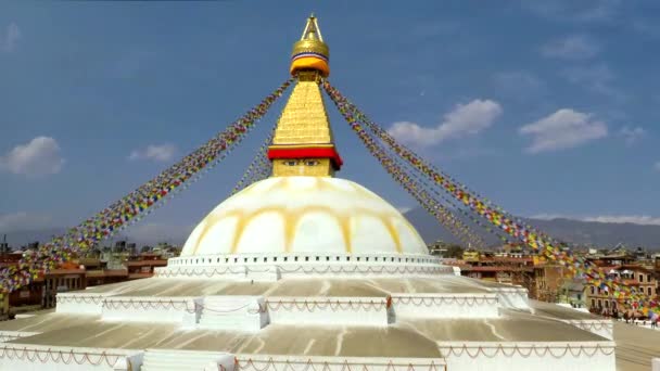Boudhanath stupa time-lapse — Stock Video