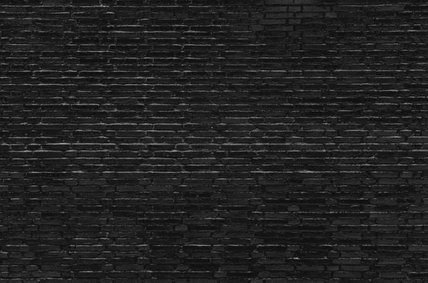 Black brick wall texture — Stock Photo, Image