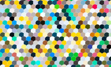 Renkli soyut dairesel desen