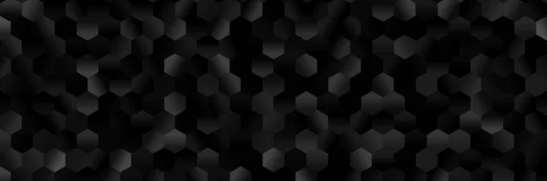 Black hexagon pattern illustration — Stock Photo, Image