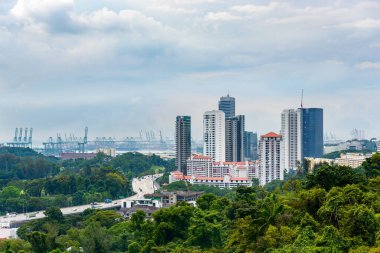 Singapur 'daki Faber Dağı Parkı' ndan görüntü