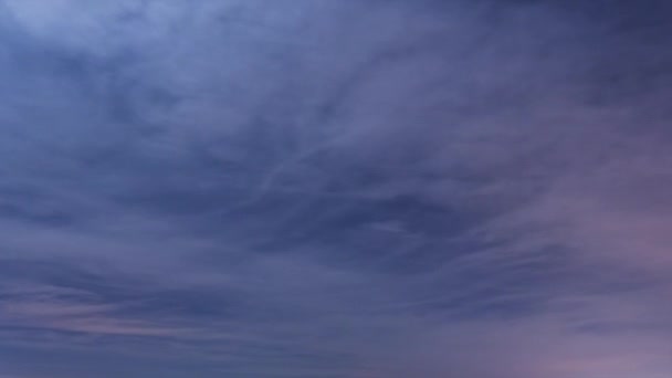 Σύννεφο νυχτερινό ουρανό time-lapse — Αρχείο Βίντεο