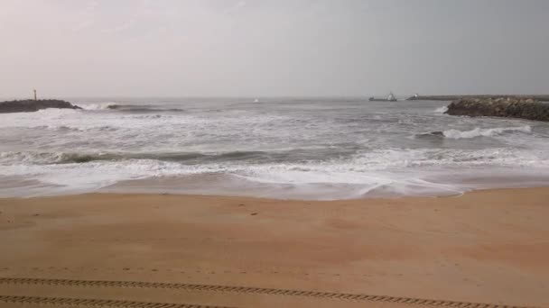 Plage de la Barre en Anglet, Francia — Vídeo de stock