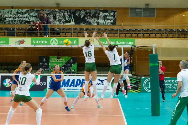 Odessa Zuid Oekraïne Oktober 2019 Europees Kampioenschap Volleybal Voor Vrouwen — Stockfoto