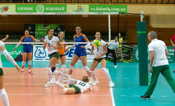 Odessa Güney Ukrayna Ekim 2019 Avrupa Kadınlar Voleybol Şampiyonası Voleybol — Stok fotoğraf