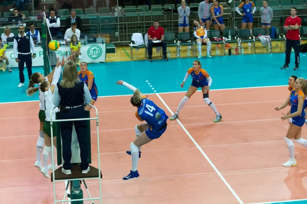 Odessa Güney Ukrayna Ekim 2019 Avrupa Kadınlar Voleybol Şampiyonası Voleybol — Stok fotoğraf