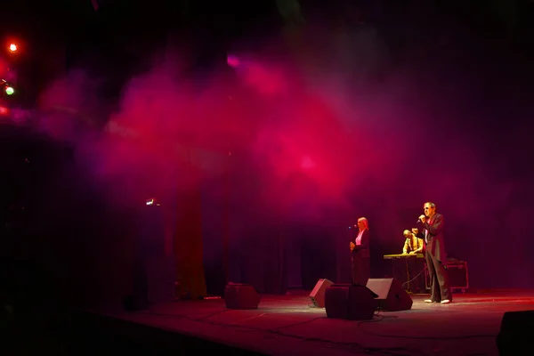 Οδησσός Ουκρανία Νοεμβρίου 2019 Συναυλία Του Adriano Celentano Σολίστ Του — Φωτογραφία Αρχείου