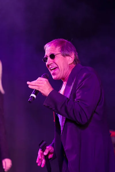 Odessa Ucrania Noviembre 2019 Concierto Adriano Celentano Solista Del Grupo — Foto de Stock