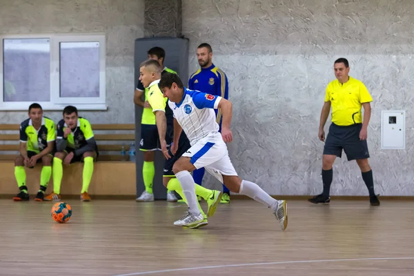 Odessa Ucrânia Outubro 2019 Jogadores Locais Não Identificados Jogam Futebol — Fotografia de Stock