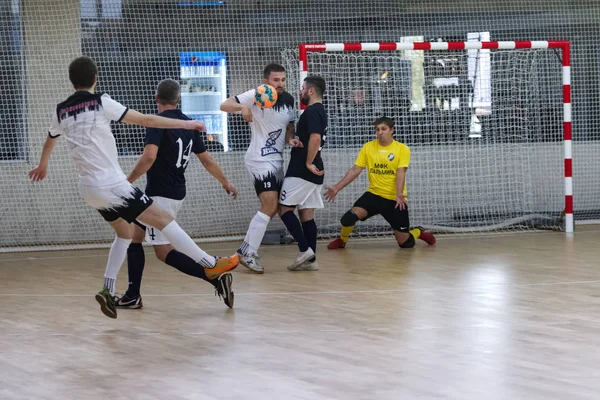 Odessa Ukraine October 2019 Unidentified Local Team Players Play Indoor — Stock Photo, Image