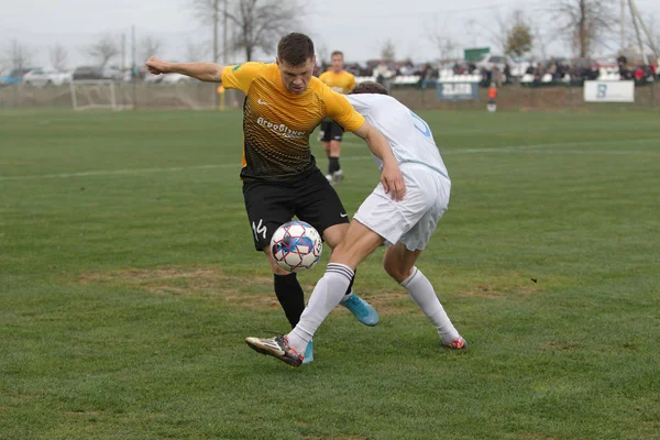 Odessa Ukraine Circa 2019 Footballers Local Football Team Game Regional — Stock Photo, Image