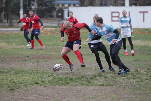 Odessa Ukraine Novembre 2019 Clubs Rugby Locaux Engagés Dans Combat — Photo