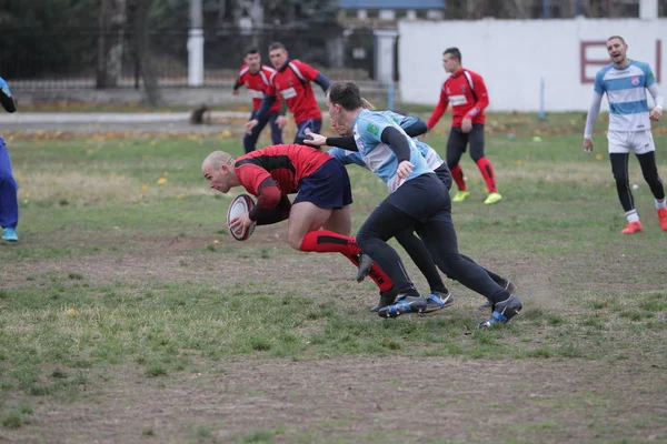 Odessa Ukraine November 2019 Lokale Rugby Clubs Lieferten Sich Auf — Stockfoto