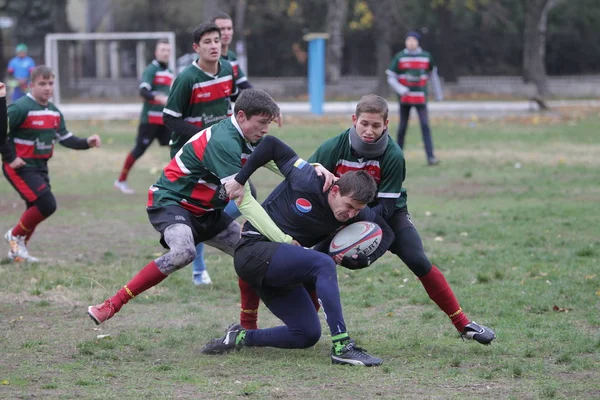 Odessa Ukrayna Kasım 2019 Rugby Derbisi Turnuvasında Yerel Ragbi Kulüpleri — Stok fotoğraf