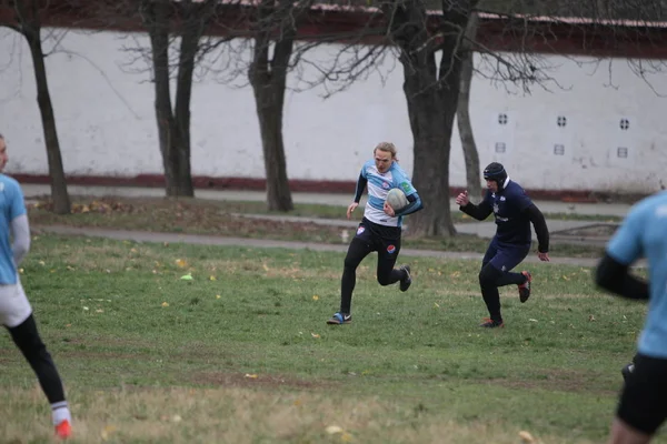 Odessa Ukraine November 2019 Local Rugby Clubs Engaged Fierce Fight — Stock Photo, Image