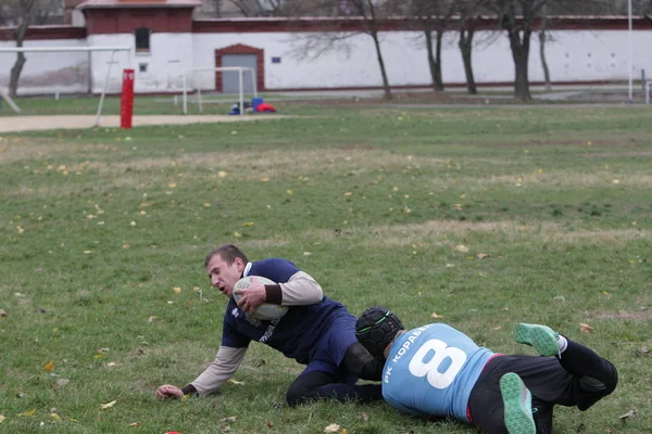 Odessa Ukraine November 2019 Local Rugby Clubs Engaged Fierce Fight — Stock Photo, Image