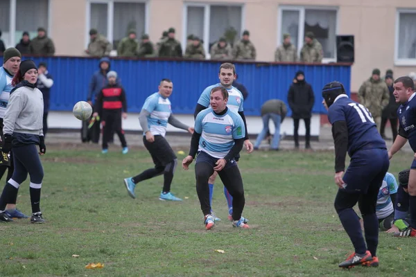 Odessa Ukrajna November 2019 Helyi Rögbi Klubok Folytatnak Heves Harcot — Stock Fotó