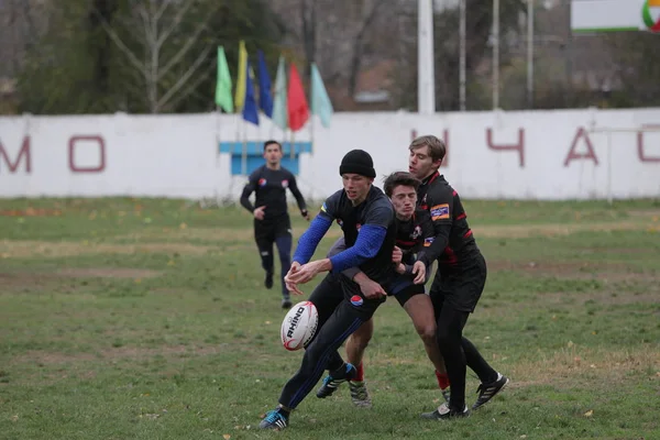 Odessa Ukraine November 2019 Lokale Rugby Clubs Lieferten Sich Auf — Stockfoto