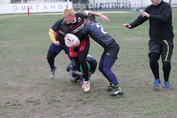 Odessa Ucrania Noviembre 2019 Clubes Locales Rugby Participan Una Lucha —  Fotos de Stock