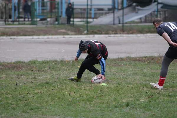 Odessa Ukrajna November 2019 Helyi Rögbi Klubok Folytatnak Heves Harcot — Stock Fotó