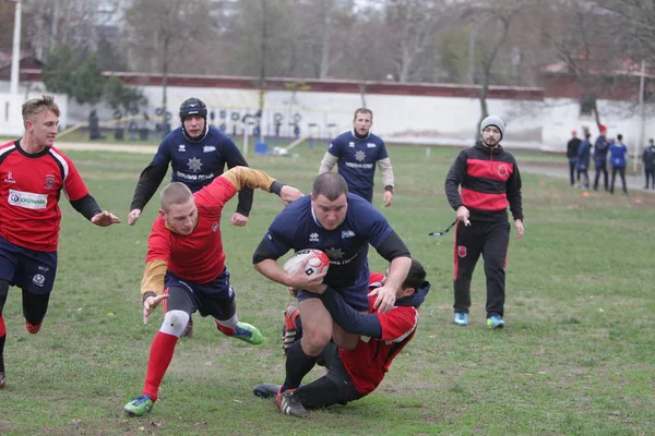 Odessa Ukraine Novembre 2019 Clubs Rugby Locaux Engagés Dans Combat — Photo
