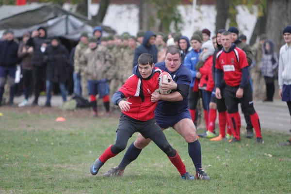 Odessa Ukraine November 2019 Local Rugby Clubs Engaged Fierce Fight — Stock Photo, Image