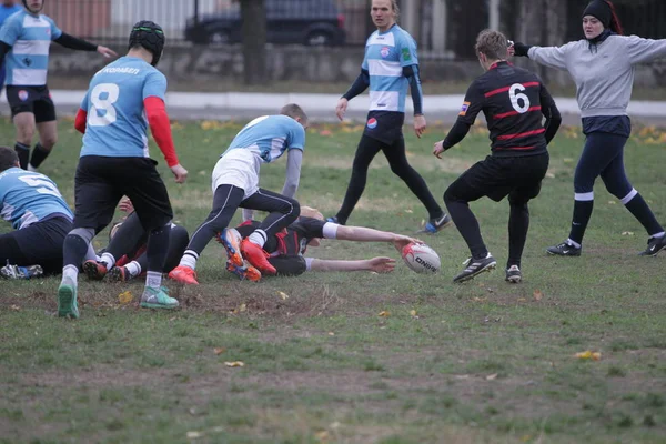 Odessa Ucrania Noviembre 2019 Clubes Locales Rugby Participan Una Lucha —  Fotos de Stock