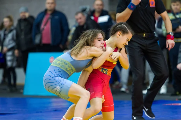 Odessa Ucrânia Novembro 2019 Campeonato Infantil Ukraine Freestyle Wrestling Desportos — Fotografia de Stock