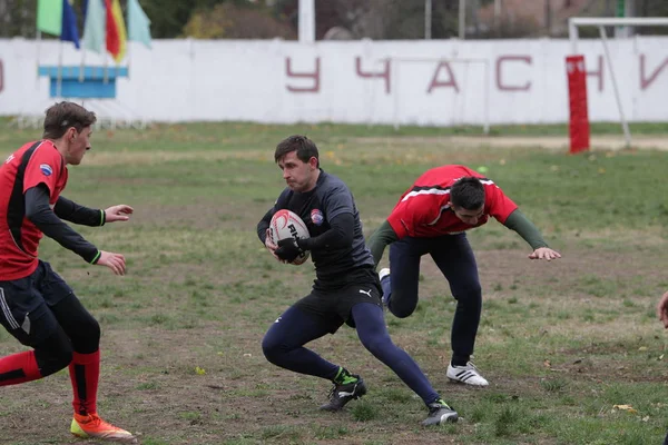Odessa Ukraine November 2019 Lokale Rugby Clubs Lieferten Sich Auf — Stockfoto