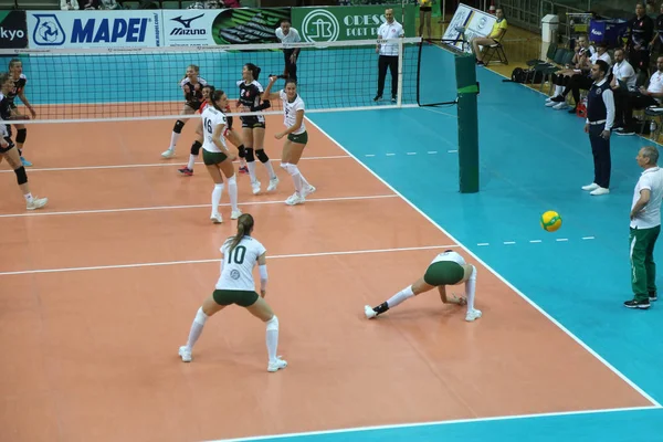 Odessa Yuzhny Ucrânia Novembro 2019 Campeonato Europeu Voleibol Feminino Liga — Fotografia de Stock