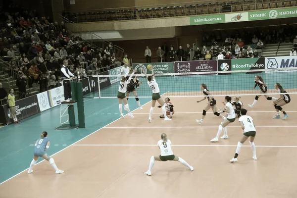 오데사 유즈니 2019 챔피언 Cev 2020 Khimik Lks Commercecon Lodz — 스톡 사진