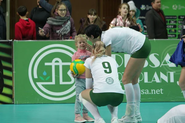 Odessa Yuzhny Ucrania Noviembre 2019 Campeonato Europeo Voleibol Femenino Liga — Foto de Stock