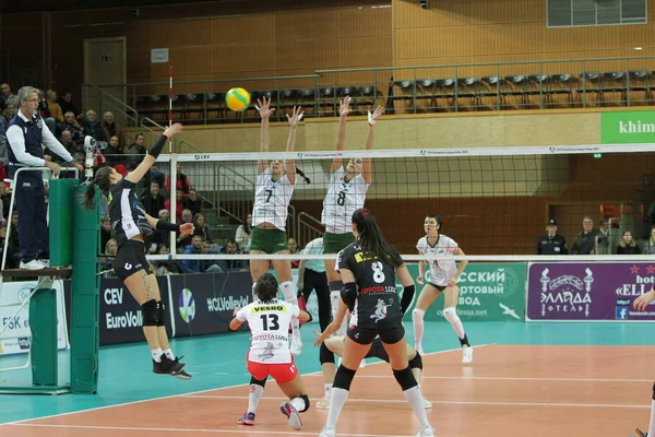 Odessa Yuzhny Ucrânia Novembro 2019 Campeonato Europeu Voleibol Feminino Liga — Fotografia de Stock