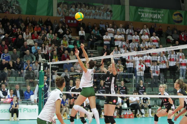 Odessa Yuzhny Ukrayna Kasım 2019 Avrupa Kadınlar Voleybol Şampiyonası Cev — Stok fotoğraf