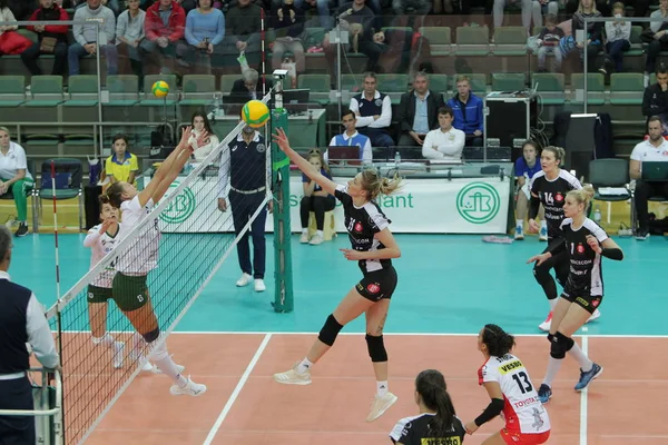 Odessa Yuzhny ウクライナ 2019年11月27日 女子ヨーロッパバレーボール選手権 Cev Champions League Volley 2020 — ストック写真