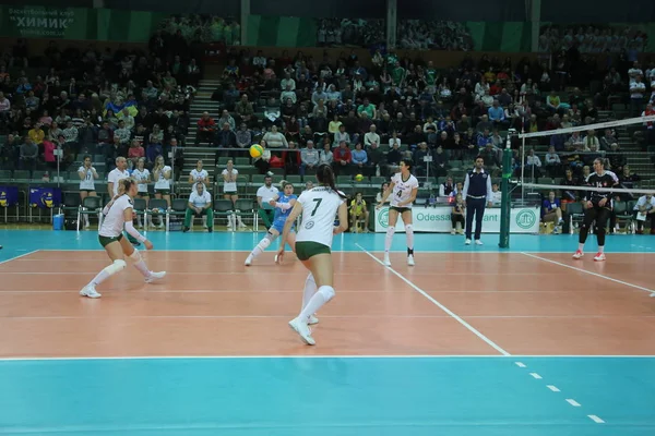 Odessa Yuzhny ウクライナ 2019年11月27日 女子ヨーロッパバレーボール選手権 Cev Champions League Volley 2020 — ストック写真