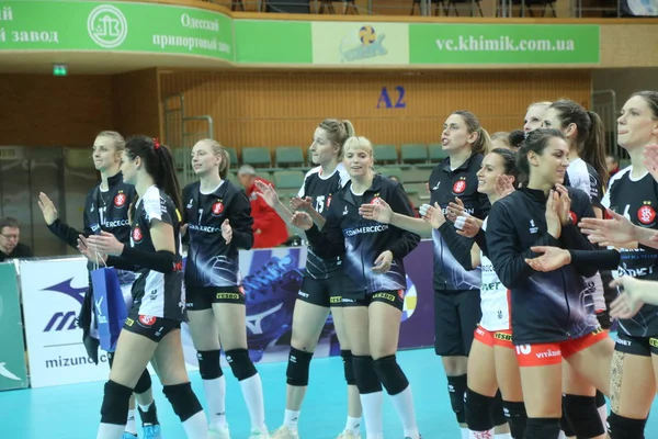 Odessa Yuzhny Ukraine November 2019 Weibliche Volleyball Europameisterschaft Cev Champions — Stockfoto