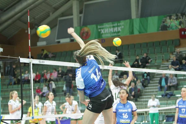 Odessa Sur Ucrania Diciembre 2019 Campeonato Europeo Voleibol Femenino Mujer — Foto de Stock