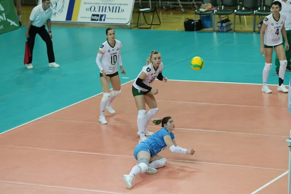 Odessa Sul Ukraine Dezembro 2019 Campeonato Europeu Voleibol Feminino Feminino — Fotografia de Stock