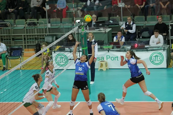 Odessa Güney Ukrayna Aralık 2019 Avrupa Bayanlar Voleybol Şampiyonası Dişi — Stok fotoğraf