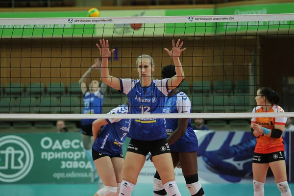 Odessa Süden Ukraine Dezember 2019 Volleyball Europameisterschaft Der Frauen Weiblich — Stockfoto