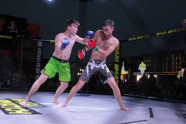 Odessa Ukraine Junho 2019 Lutadores Boxers Mma Estão Lutando Sem — Fotografia de Stock