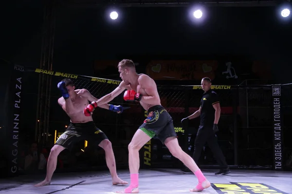 Odessa Ukraina Juni 2019 Fighters Mma Boxare Kämpar Utan Regler — Stockfoto
