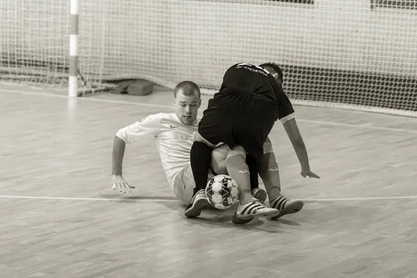Odessa Ukrayna Ocak 2020 Kimliği Belirsiz Yerel Takım Oyuncuları Futsal — Stok fotoğraf
