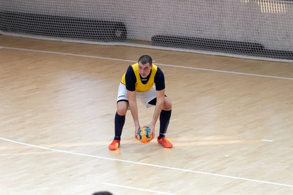 Odessa Ukraine Cirka January 2020 Undentified Local Team Players Futsal — стокове фото