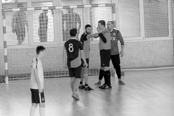 Odessa Ukraine Cirka January 2020 Undentified Local Team Players Futsal — стокове фото